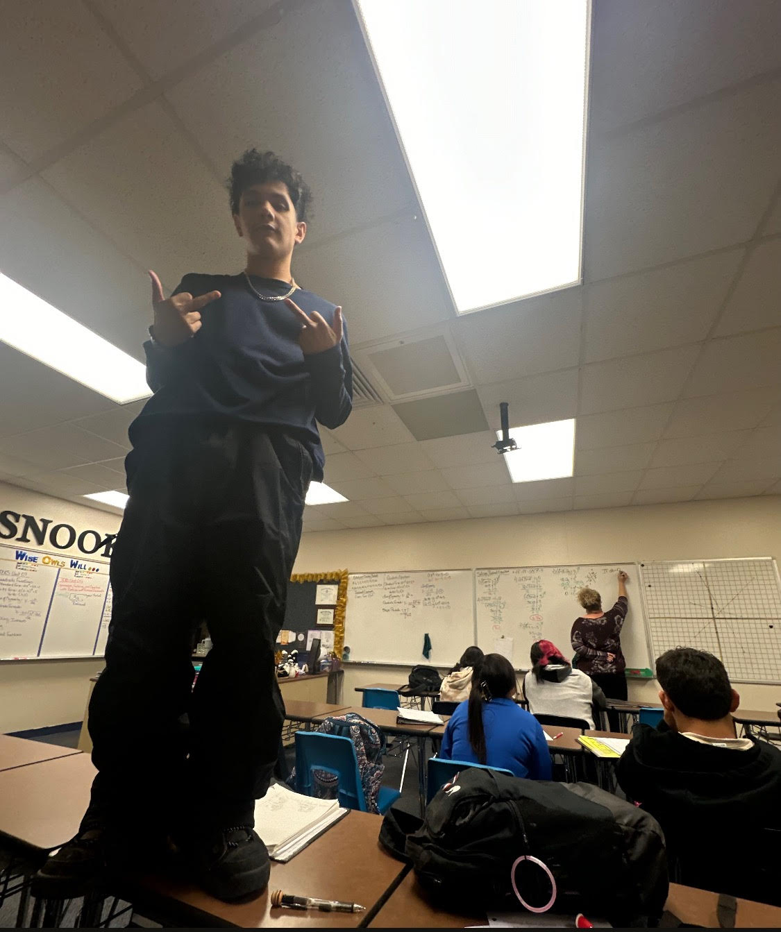M.O.D! in class